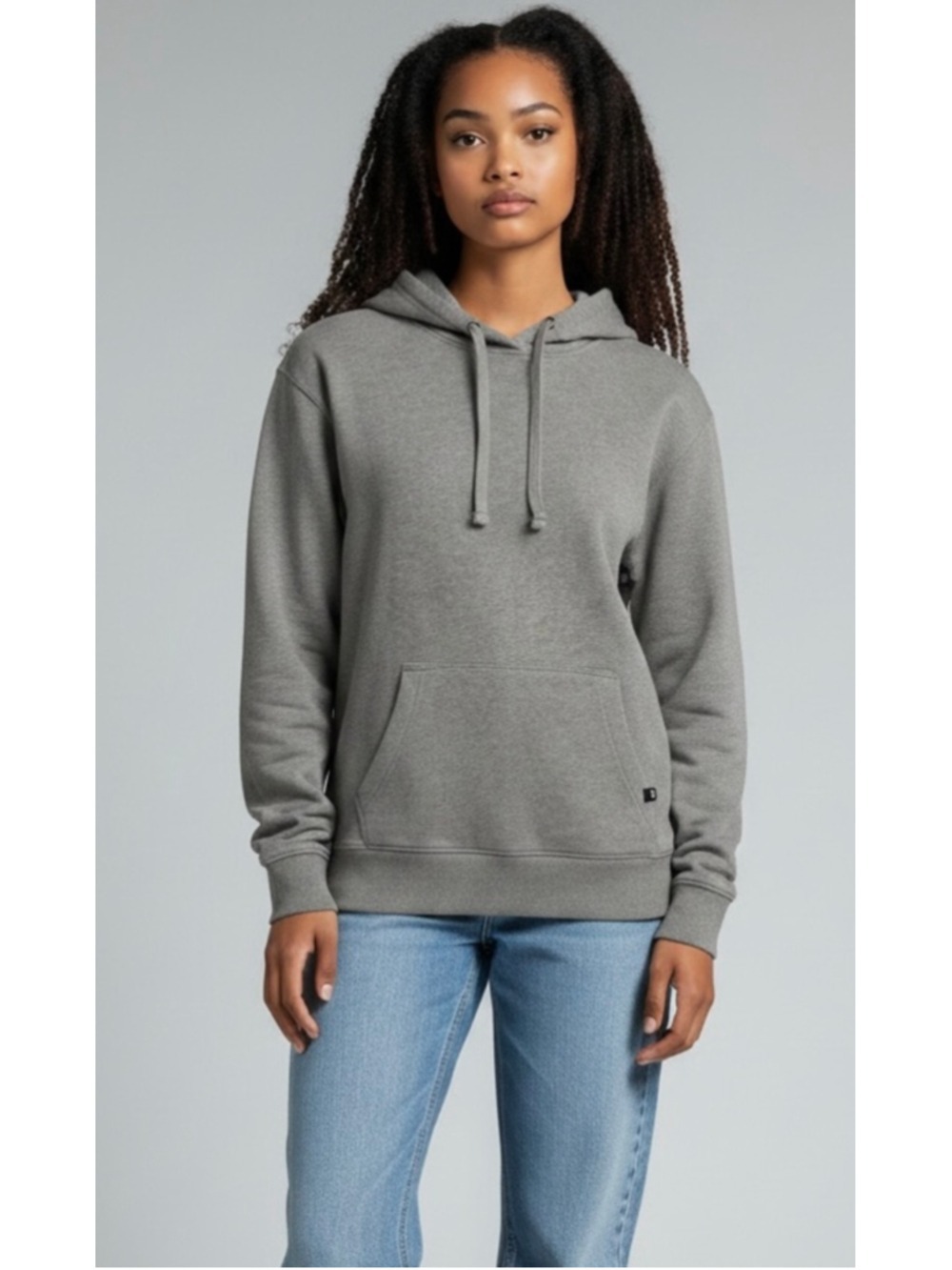 MeUndies Women's MicroModal French Terry Pullover Hoodie Gray Size Medium
